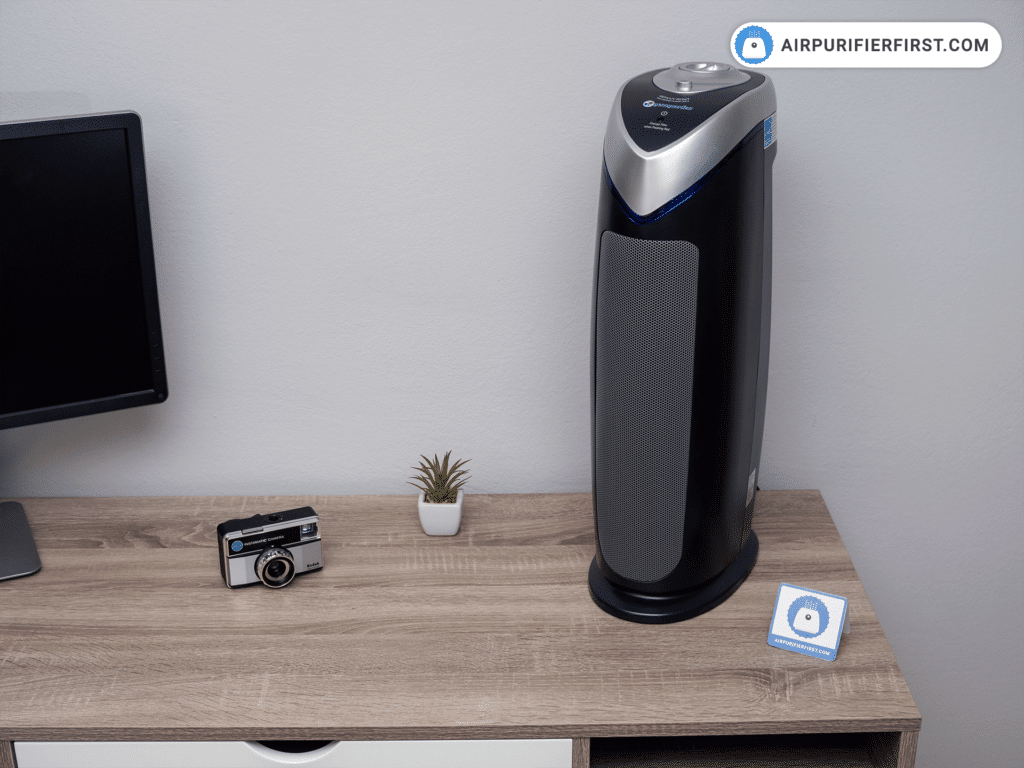 GermGuardian AC4825 Air Purifier Placed On Desk