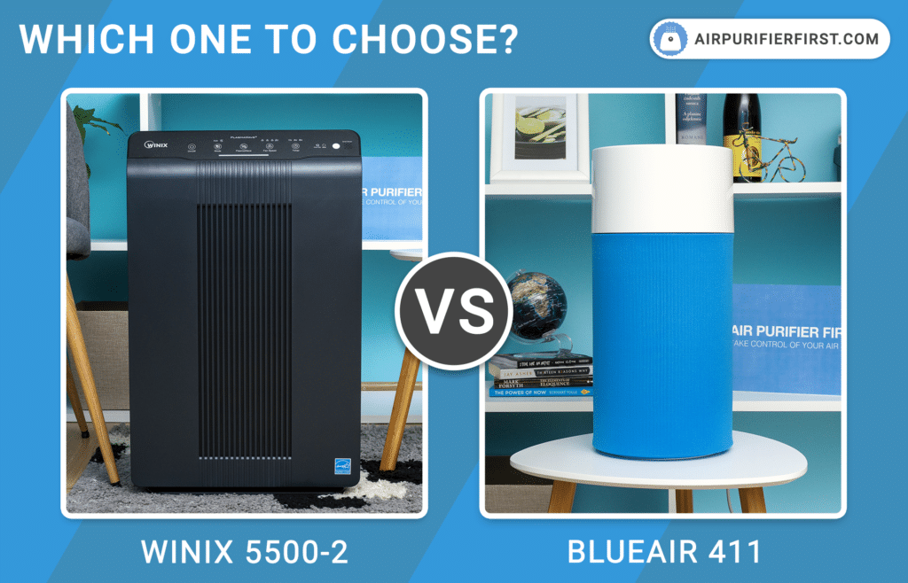 Winix 5500-2 Vs Blueair Blue Pure 411 - Comparison