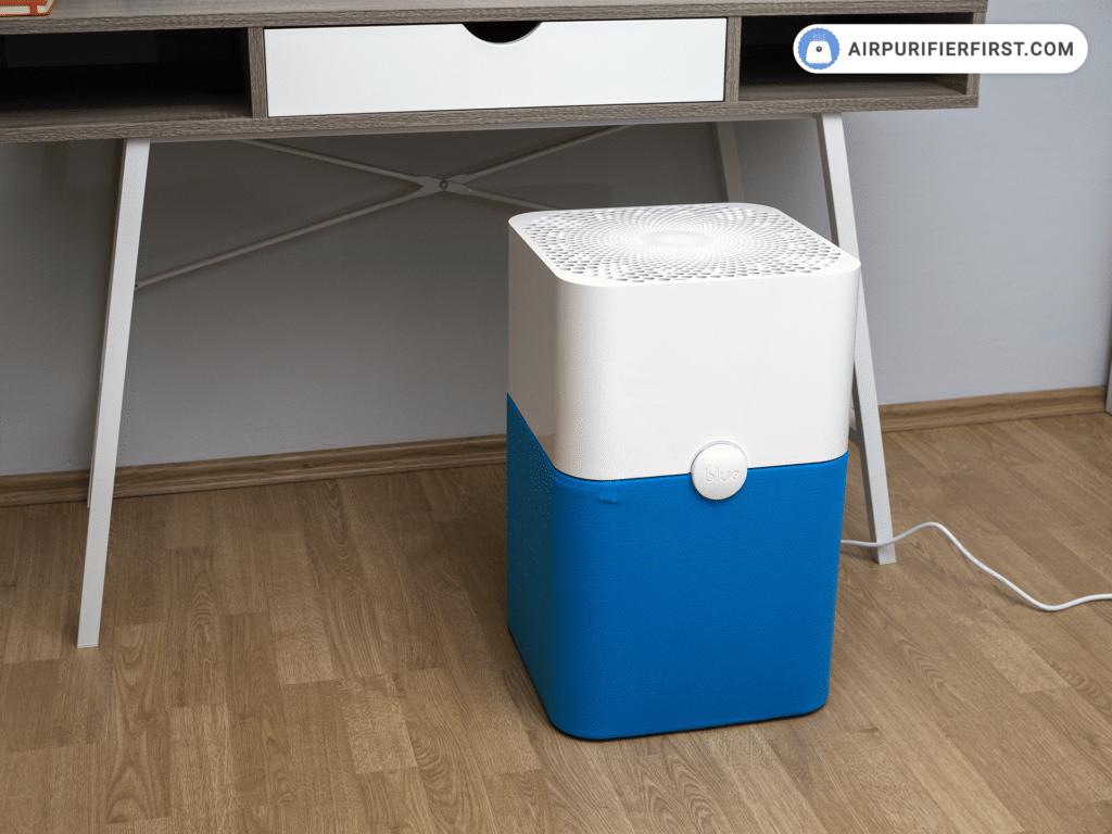 Blueair 211+ Air Purifier - In Front of the Desk