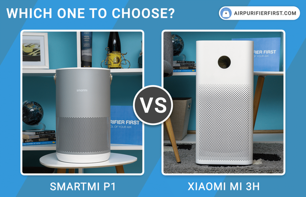 Smartmi P1 Vs Xiaomi Mi 3H Air Purifiers - Comparison