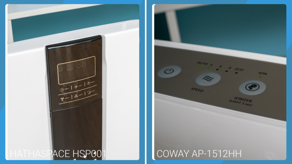 Coway AP-1512HH Vs Hathaspace HSP001 - Air Purifiers Controls