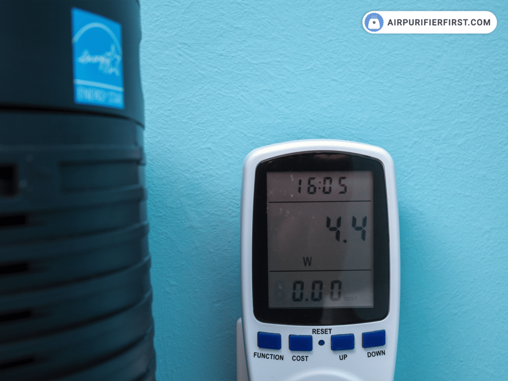 How much electricity does an air purifier use