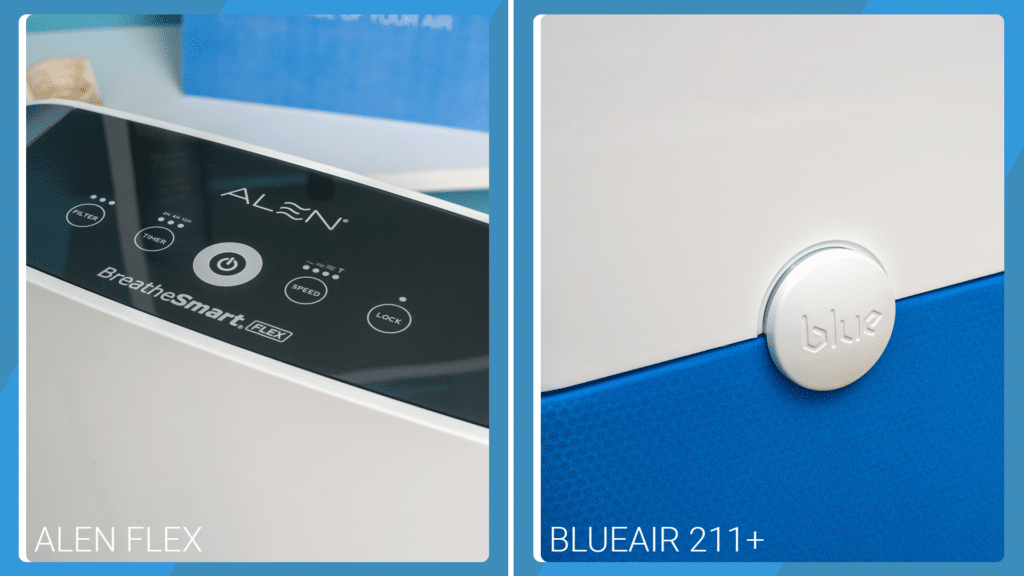 Alen BreatheSmart FLEX Vs Blueair 211+ - Controls