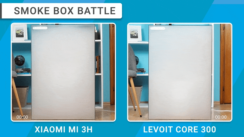 Xiaomi Mi 3H Vs Levoit Core 300 - Smoke Box