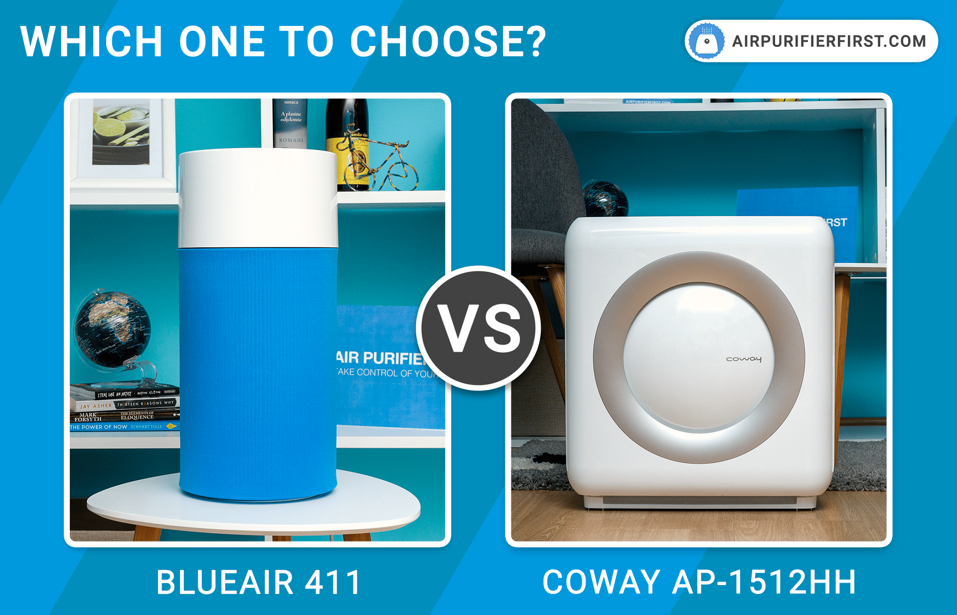 Blueair 411 Vs Coway AP-1512HH - Air Purifiers Comparison
