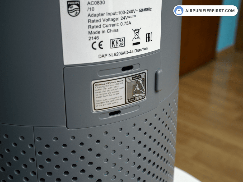 Philips Series 800 Air Purifier - Air Quality Sensor