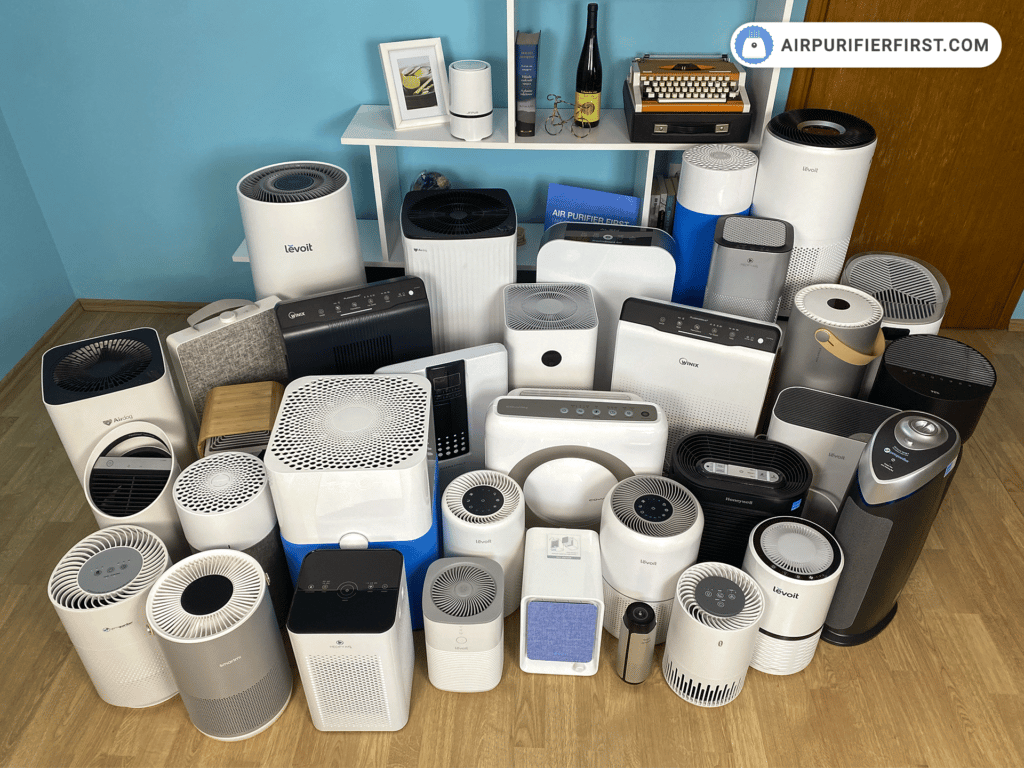Some of the air purifiers we have tested so far