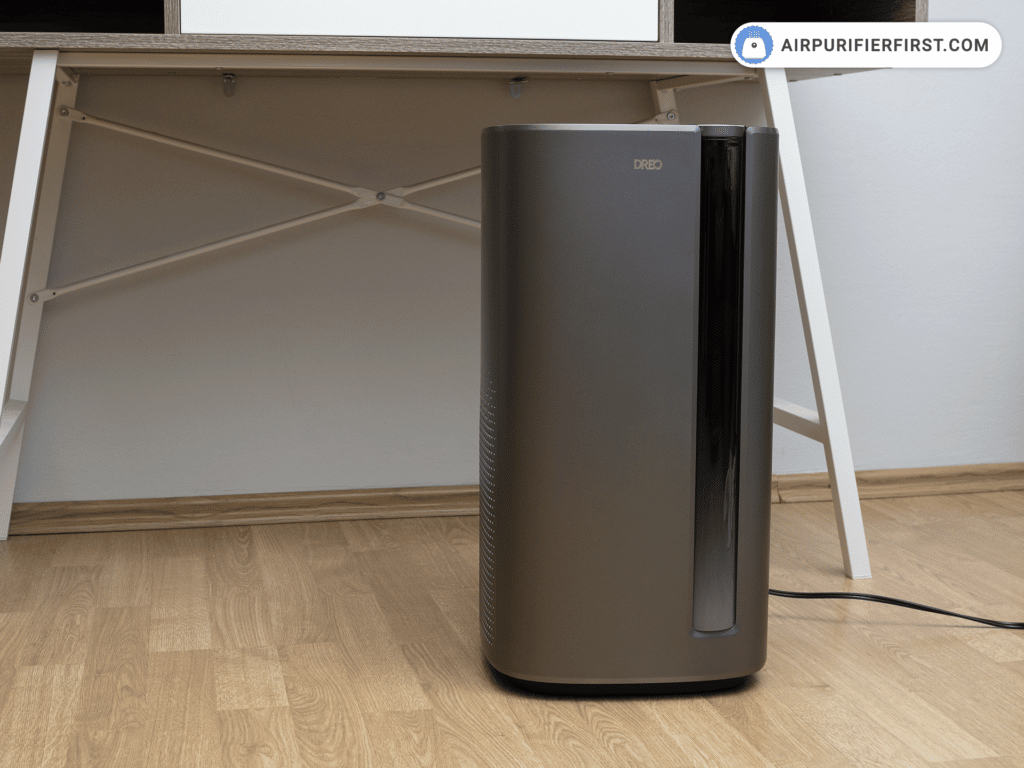 DREO Macro Max S Air Purifier - In Front of the Office Desk