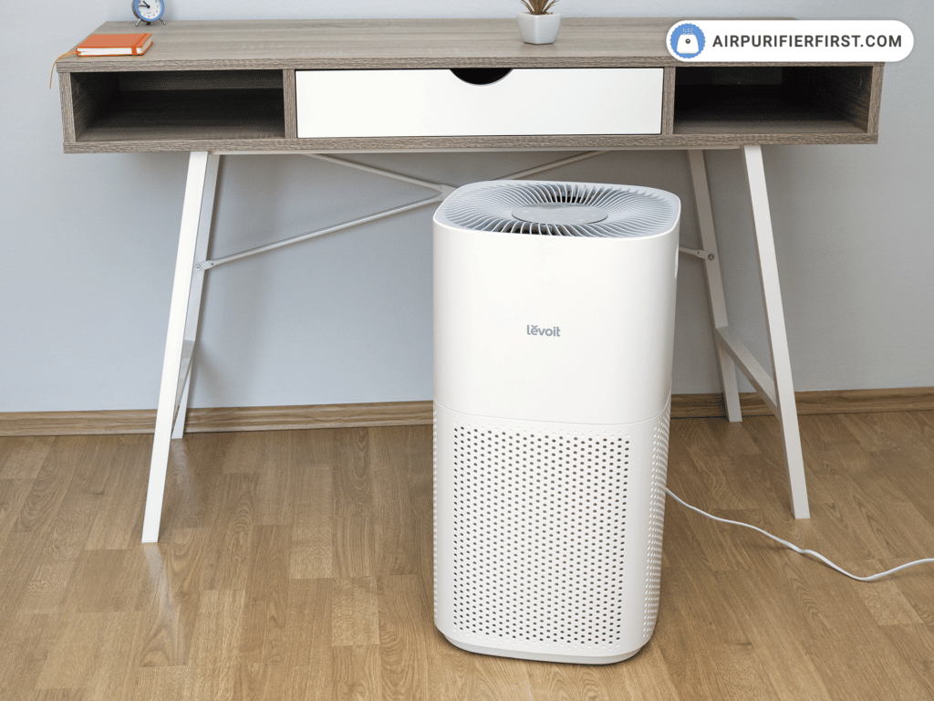 Levoit Core 600S Air Purifier - In Front Of The Office Desk