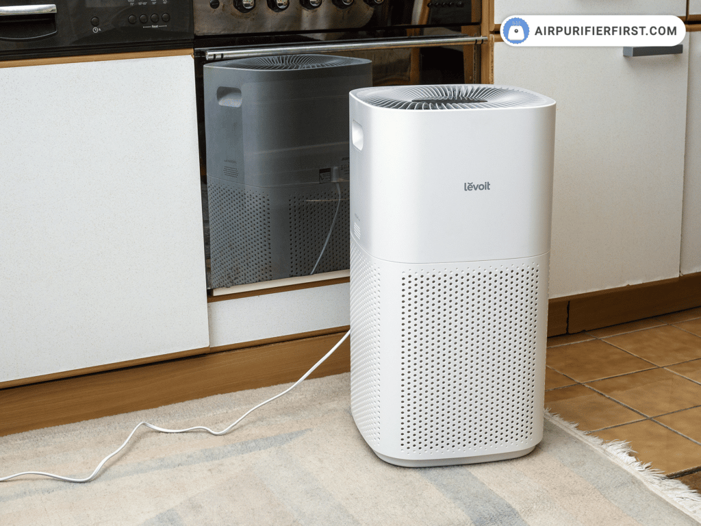 Levoit Core 600S Air Purifier - Placed in the Kitchen