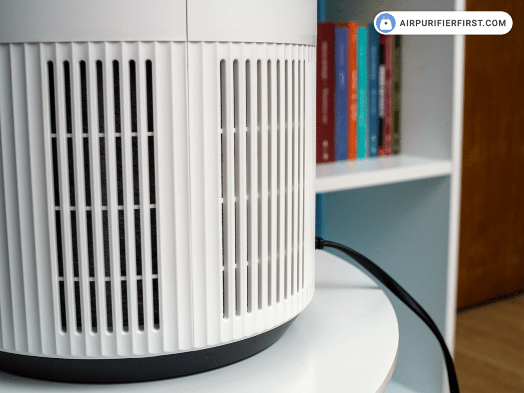 Shark HP102 Air Purifier - Air inlets on the bottom of the device