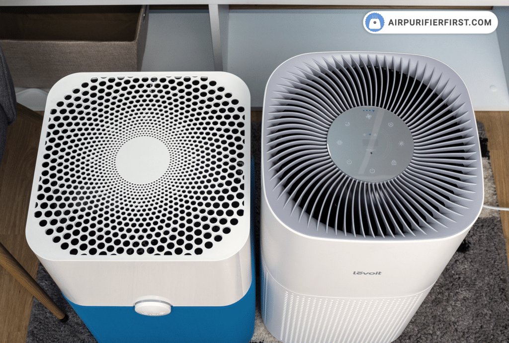 Blueair 211+ Vs Levoit Core 600S - Fan grilles on top