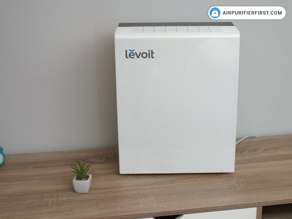 I placed the Levoit LV-PUR131 on the office desk.