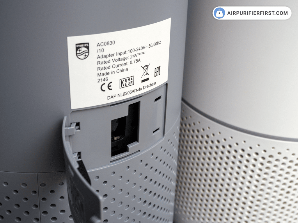 Air quality sensor on the Philips Series 800