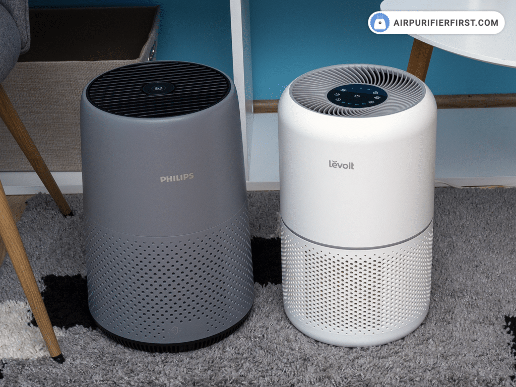 Levoit Core 300 Vs Philips Series 800 - Side-by-side