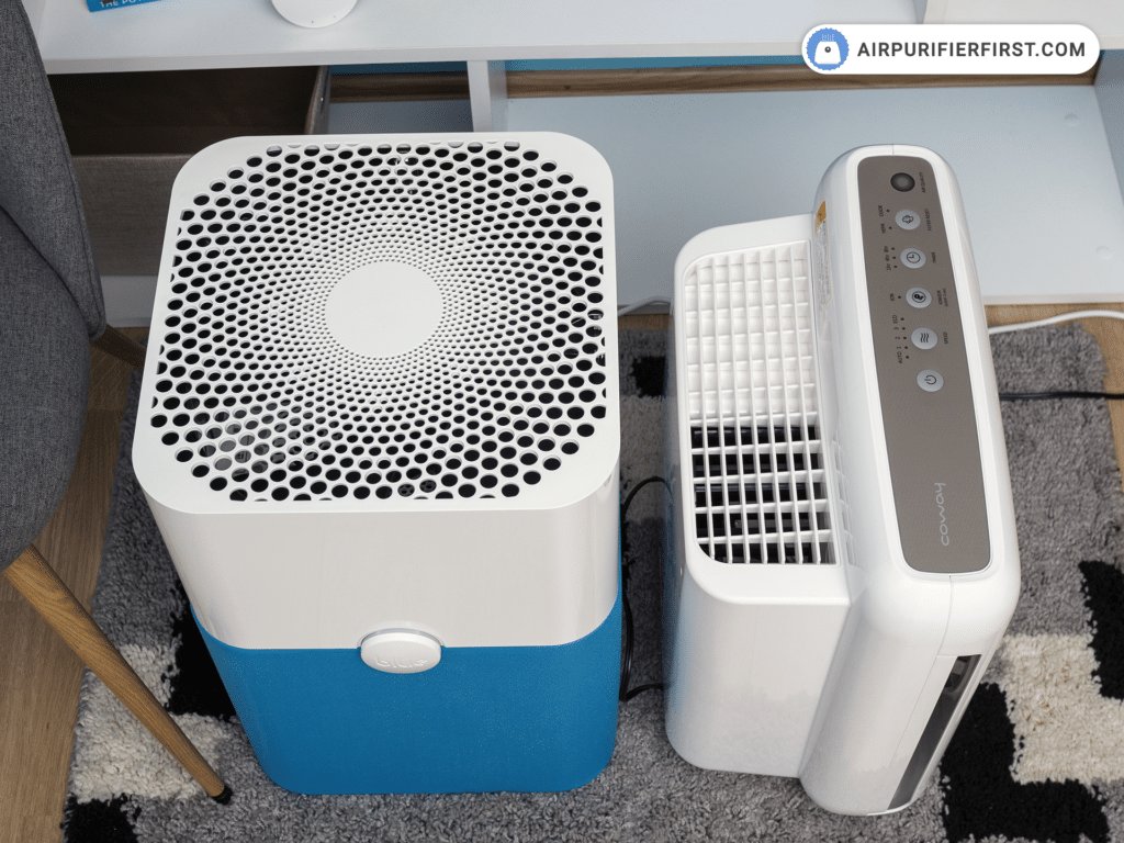 Coway AP-1512HH and Blueair 211+ - Fan grilles on top